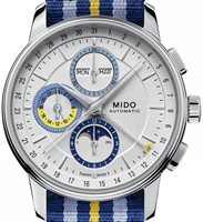 Orologio Mido Uomo BARONCELLI CHRONOGRAPH MOONPHASE in Acciaio M027.625.17.031.00